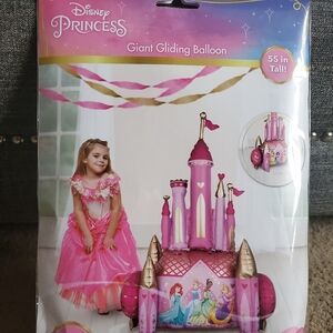 Disney Princess Giant Gliding Balloon 55in.Tall *Requires Helium/Manual Air pump